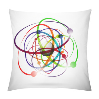 Personality  Abstract Atom Pillow Covers