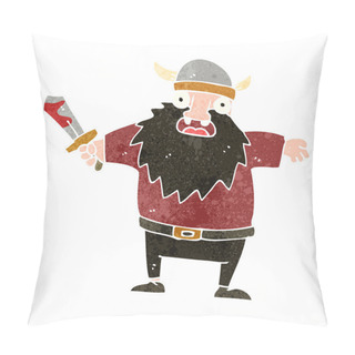 Personality  Viking Warrior Cartoon Pillow Covers