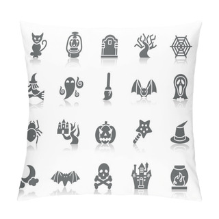 Personality  Halloween Icons Pillow Covers