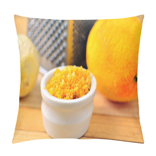 Personality  Grated Citrus Rind Pillow Covers