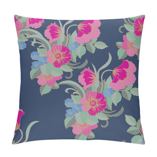 Personality  Floral Pattern In Vintage Style Pillow Covers
