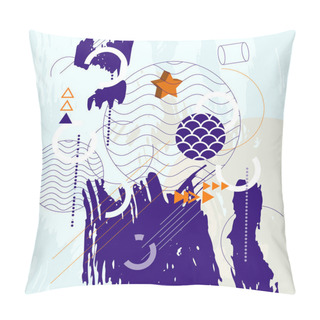 Personality  Abstract-minimalism-Modern-geometric-background Pillow Covers