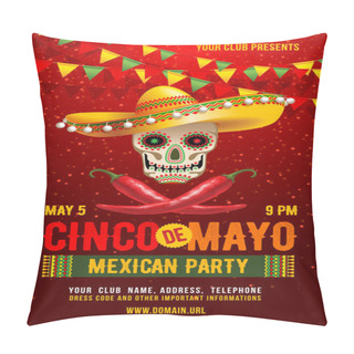 Personality  Cinco De Mayo Poster Pillow Covers