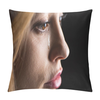 Personality  Young Woman Crying  Pillow Covers