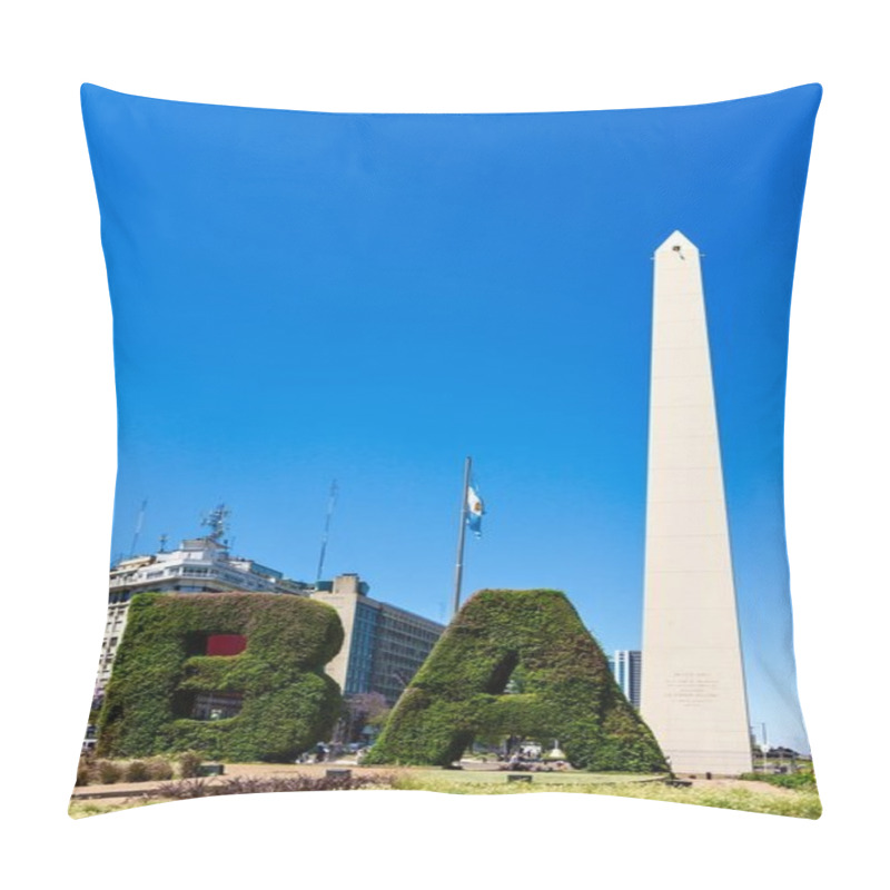 Personality  Obelisco, Obelisk, Buenos Aires Argentinien pillow covers