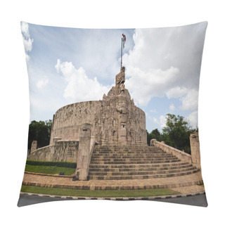 Personality  Merida. Monument To The Fatherland, Yucatan, Mexico. Patria Monu Pillow Covers