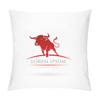 Personality  Bull Symbol Pillow Covers