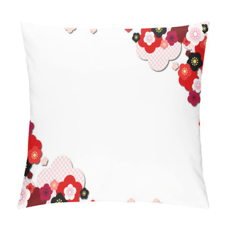 Personality  Beautiful Plum Blossom Background, Japanese Style Pillow Covers