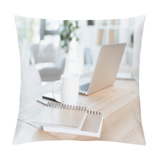 Personality  Modern Workplace In Office Pillow Covers