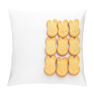 Personality  Rabbit Cookies With Cream Pillow Covers