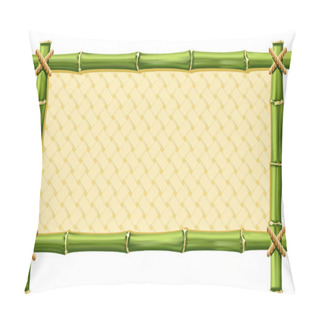 Personality  Bamboo Frame Pillow Covers