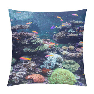 Personality  Beautiful Underwater World With Corals And Tropical Fish Pillow Covers