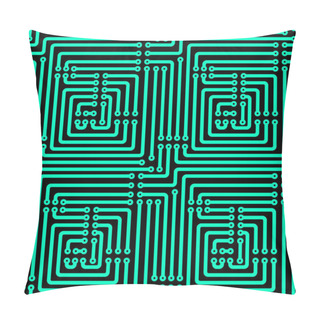 Personality  Printed Circuit Board Pillow Covers