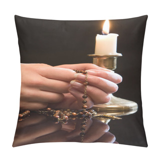 Personality  Rosary In Prayer Pillow Covers