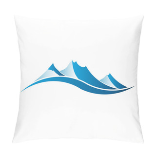 Personality  Mountains And Wave Pillow Covers