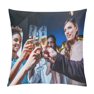 Personality  Friends Drinking Champagne Pillow Covers