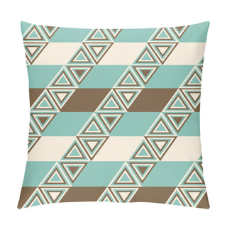 Personality  Fashion Pattern With Triangles Pillow Covers