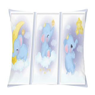 Personality  Adorable Animals Illustration For Personal Project Pillow Covers