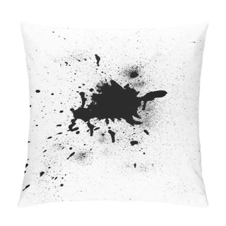 Personality  Black Ink Splash Pillow Covers