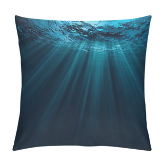 Personality  Deep Water Natural Background Pillow Covers