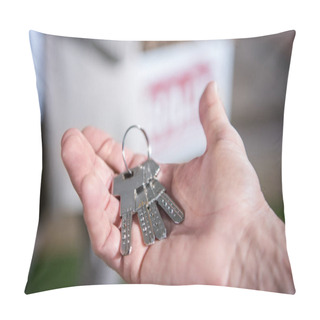 Personality  Saleman Holding Keys Pillow Covers