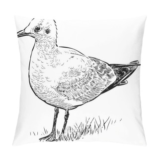 Personality  Seabird On A Shore Pillow Covers