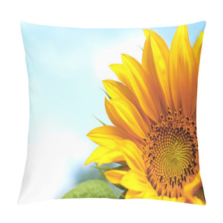 Personality  Yellow Sunflower Pillow Covers