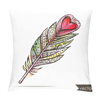 Personality  Ethnic Tribal Feather Pillow Covers