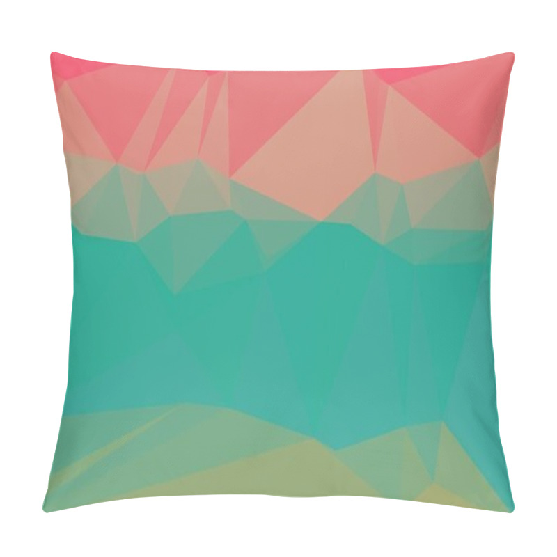 Personality  abstract multicolored background with geometric pattern pillow covers