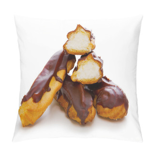 Personality  Eclairs With Chocolate . Pillow Covers