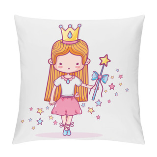 Personality  Girl Practice Ballet To Elegant Preformer Vector Illustration Pillow Covers