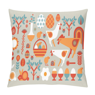 Personality  Easter Decorative Composition Pillow Covers