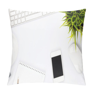 Personality  Office Desk Table With Computer Pillow Covers