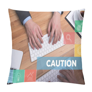 Personality   Businessmen Working In Office Pillow Covers