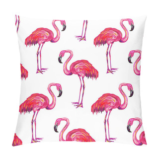 Personality  Exotic Pink Flamingo Birds  Pillow Covers