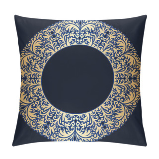 Personality  Vector Vintage Round Ornaments. Pillow Covers