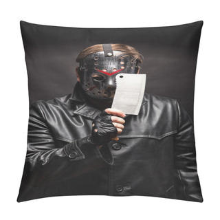 Personality  Bloody Murderer With Meat Cleaver Pillow Covers