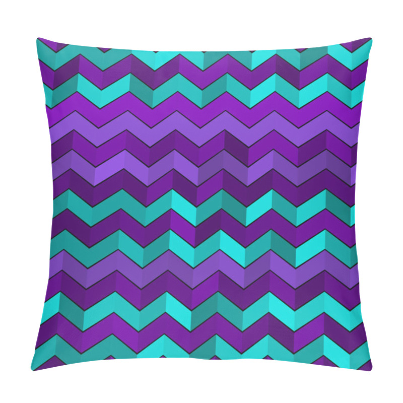 Personality  Seamless Geometric Pattern With Zigzags Pillow Covers