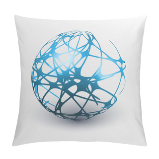 Personality  Globe With Orbits Pillow Covers