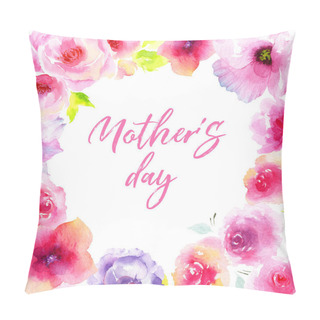 Personality  Eustoma Flowers Frame  Pillow Covers