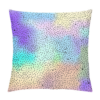 Personality  Colorful Pearl Background With Black Dots Pillow Covers