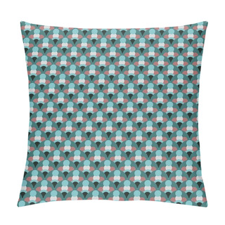 Personality  Folk Seamless Color Pattern From Circles And Other Geometric Shapes Pillow Covers