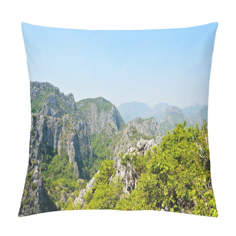 Personality  View On Top Of Stone Mountain Pillow Covers