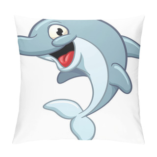 Personality  Cartoon Dolphin Pillow Covers