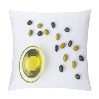 Personality  Glass Bowl With Olive Oil   Pillow Covers