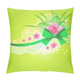 Personality  Vector Floral Background Design Pillow Covers