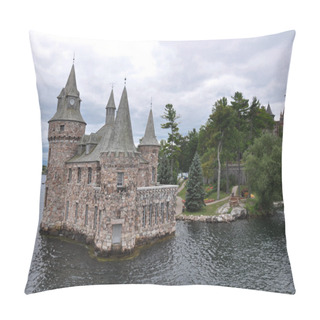 Personality  German Castle Built On One Of The Thousand Islands, Ontario, Can Pillow Covers
