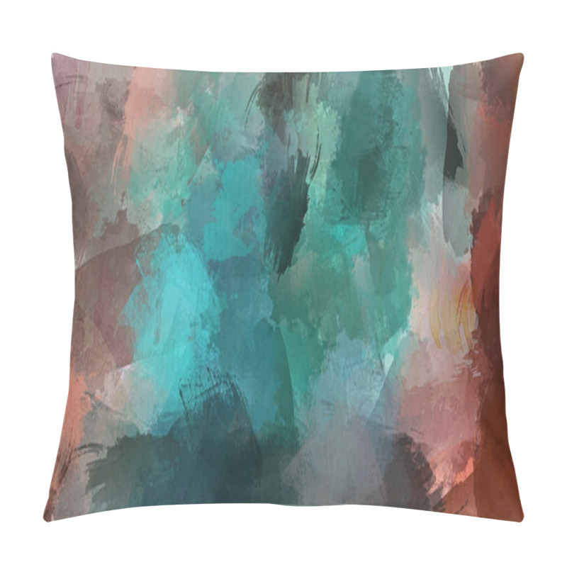 Personality  Abstract grunge watercolor background pillow covers