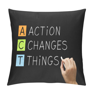 Personality  Action Changes Things Acronym Pillow Covers