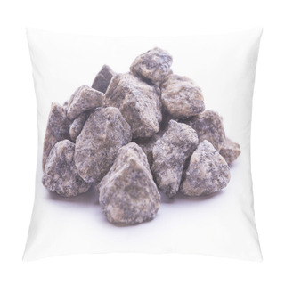 Personality  Granite Stones Isolated On The White Background Pillow Covers